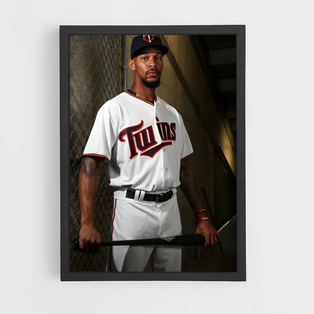 Poster Byron buxton – affiche Baseball (vue 2)